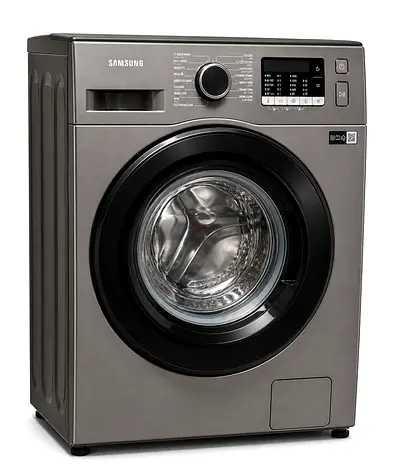 Samsung Front Load Washing Machine - 8kg, Silver (Good Condition)