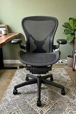 For selling Herman Miller Aeron Ergonomic Mesh Office Chair size B and C Fully Loaded available