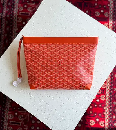 Goyard Conti Orange pouch