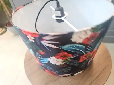 Beautiful Fabric Lampshade like new