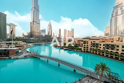 Burj Khalifa Fountain View | Furnished | 3 Bed