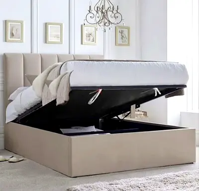 Brand New furnitures Queen Size bed with Mattress and stroge bed with hydrolic.