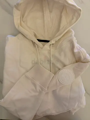 Canada Goose - White pullover hoodie