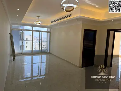 Three bedrooms and a living room in Rawda 2 – balcony with open view, free parking, prime location