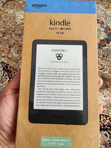 Amazon Kindle 16 GB (newest model) - Lightest and most compact Kindle, now with faster page turns, f