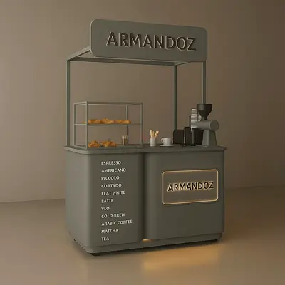 Custom mini Food Kiosk For Sale