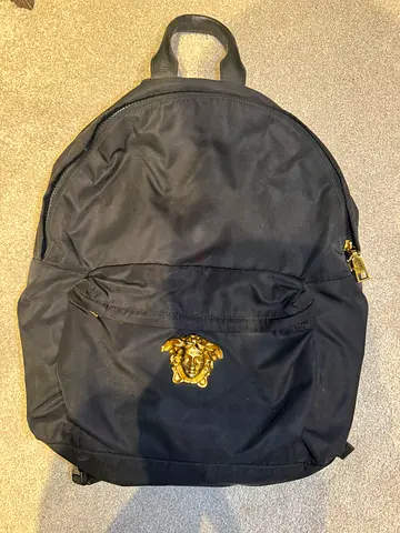 Versace Medusa Backpack – Black – Made in Italy