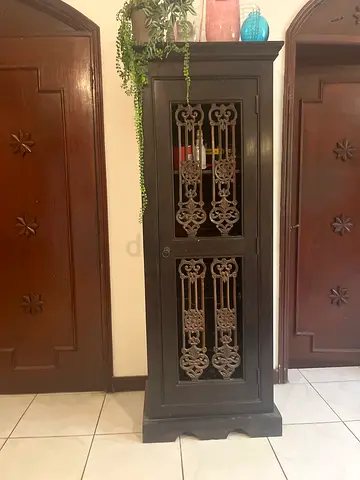Mediterranean wine armoire