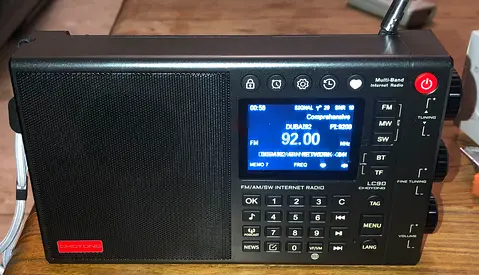 CHOYONG LC90 Multi-Band Smart Internet Radio WIFI/4G,AM/FM,Longwave  Portable Shortwave Rad