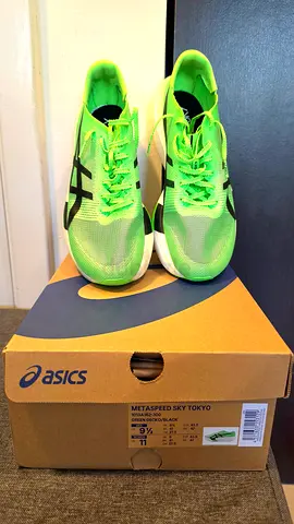 ASICS Metaspeed Sky Tokyo running shoes - US 9.5 / EU 43.5, neon green