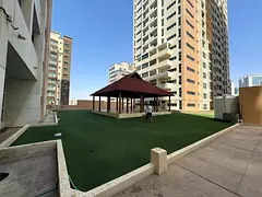 2 master bedrooms annual rent Al Rashidiya 3 Ajman One sea view 3 bathrooms laundry wardrobes free