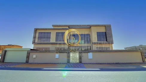Luxury villa for sale in Al-Hawshi area, modern finishing, the villa is fully covered in marble.