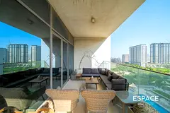 Park and Pool View | Larger Balcony | Unfurnished