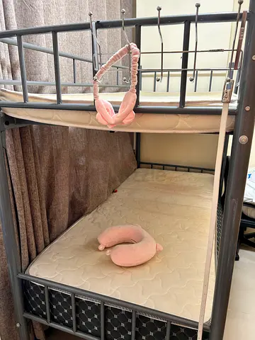 Double deck with mattress