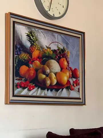 Framed Vintage Fruit Still Life Print - Ready to Hang