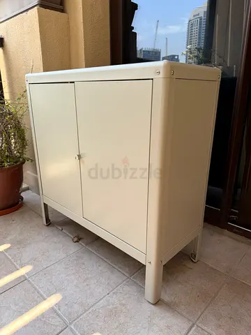 IKEA Metal Storage Cabinet – Indoor/Outdoor Use – Excellent Condition