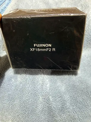 Fujinon XF 18mm F2 R lens (boxed, new/unused)