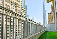 Burj Khalifa View | Large Balcony | Vacant