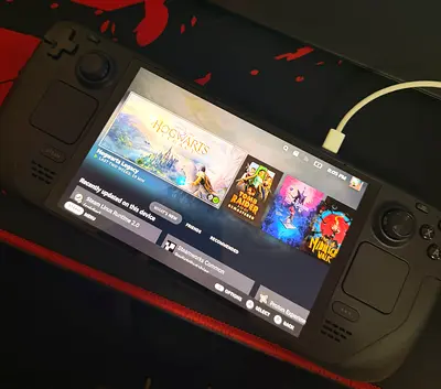 Steam Deck Oled (512 GB) + 128 SSD + Case