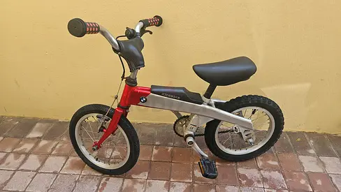 Kids BMW 12-inch Balance/Starter Bike — Lightweight with Training Pedals