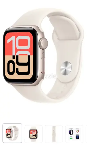 Apple Watch SE (GPS) (2nd Generation), 40mm Case - Aluminum with 2 extra free straps.