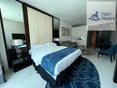 Furnished Studio | Burj Khalifa view| Vacant| Spacious