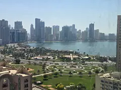 3BHK in Al Majaz 2, 1800 sqft, master room, open + partial sea view, balcony, kitchen storage, free