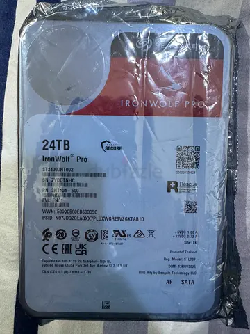 Seagate IronWolf Pro 24TB NAS HDD (Brand New, Sealed)