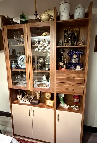 Beautiful display cabinet / bookcase