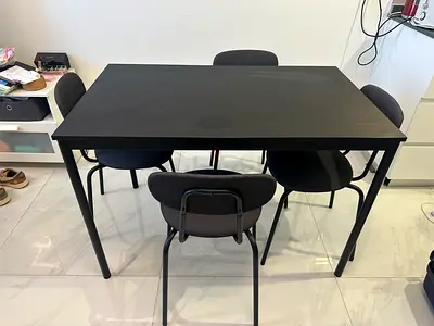 Ikea dinning table with chairs