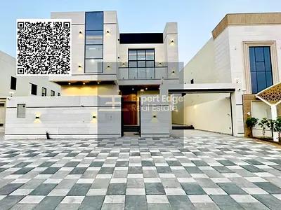 فيلا للإيجار في مشروع الهليو 2 في عجمان، تتكون من 5 غرف نوم رئيسية، ومجلس، وصالة، وغرفة للخادمة، ومخزن مع غرفة للخادمة.