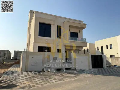 فيلا بسعر شامل رسوم تركيب المكيفات على الشارع الرئيسي جاهزة للسكن في أرقي مناطق عجمان تملك حر لجميع الجنسيات..