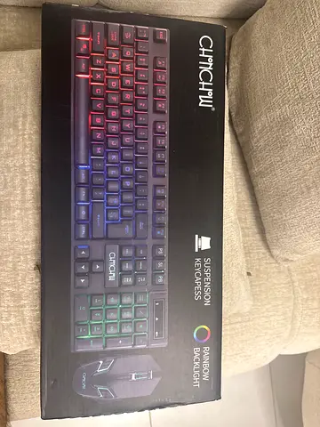 Rainbow Backlight Gaming Keyboard and Mouse Combo