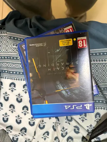 PlayStation 4 game discs bundle — Death Stranding + 2 more (good condition)