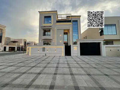 Own a luxurious villa - high-quality finishes - corner villa - on a main street - ground floor, first floor, and roof