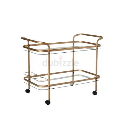 2 Tiered Serving Trolley