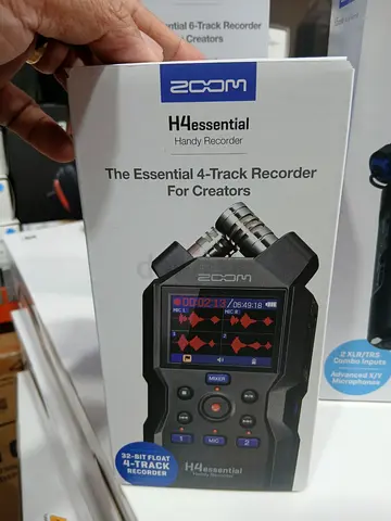 Zoom - H4essential - Professional Voice Recorder and 4-Track Simultaneous Playback, Audio Recorder w