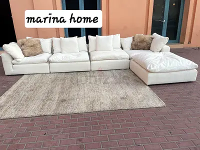 Marina home Luscious original feather filled Sofa Excellent Condition