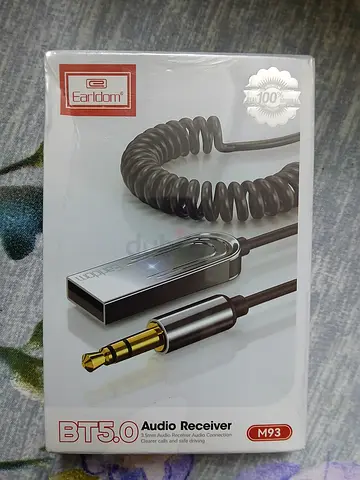 Bluetooth 5.0 Audio Receiver (3.5mm) - New in Box only 35AED