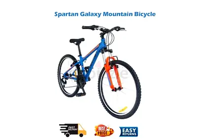 Spartan Galaxy 24 Inch Mountain Bike, Steel Alloy and Steel V-Brake