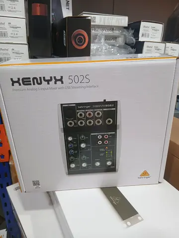 Behringer Xenyx 502S 5 Channel Analog Streaming Mixer  Behringer Xenyx 502S 5 Channel Analog Stream
