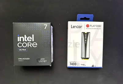 Intel Core i7 (Unlocked) CPU + Lexar Play 2280 4TB NVMe SSD - New in Box