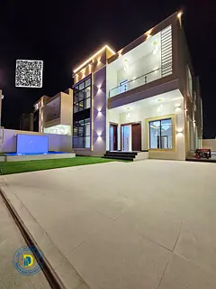 Experience luxury AL Helio 2, Ajman. 5BR villa with pool includes electricity, water, and AC . Bank