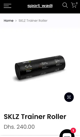 SKLZ Trainer Foam Roller - Black