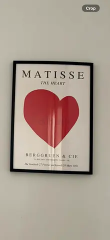 Framed Matisse The Heart Art Print
