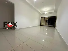 One bedroom hall for annual rent in Rashidiya 1 Ajman with gym pool aqua park parking balcony 2 bath