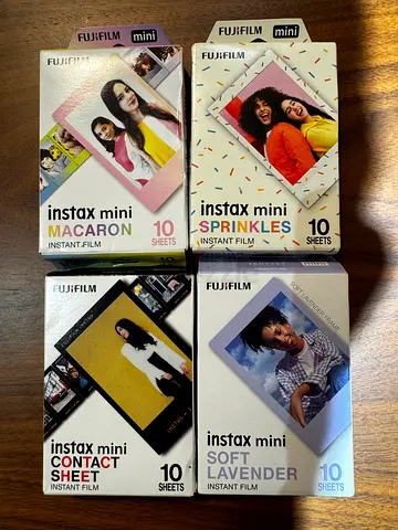 Instax Mini sheets