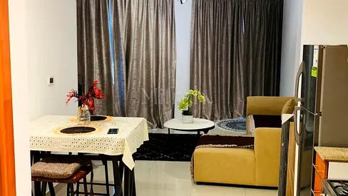 مفروشة بغرفة نوم واحدة | برج ليكسايد C | إطلالات على المارينا والمدينة