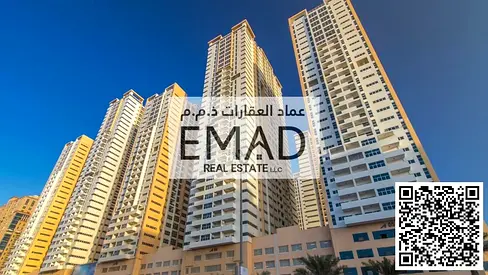 1 Bed Hall | Parking | Open View | Ajman One Towers