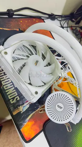 White All-in-One CPU Liquid Cooler with RGB Fan (Used)